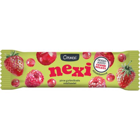 Cornexi Nexi müzli szelet piros gyümölcsös édesítőszerrel 25g