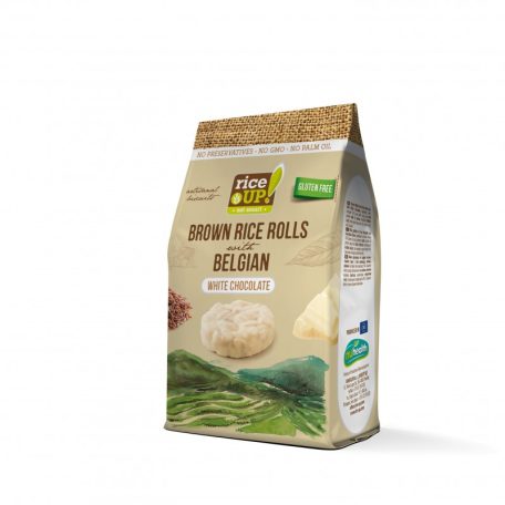Rice Up fehér csokis barna rizs snack 50g