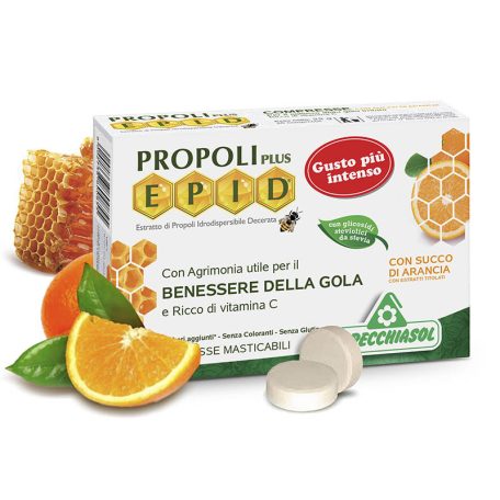 Specchiasol propolisz szopogatós tabletta narancsos 20db 80g