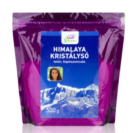 Szafi Reform Himalaya kristálysó, fehér, finomszemcsés 500 g