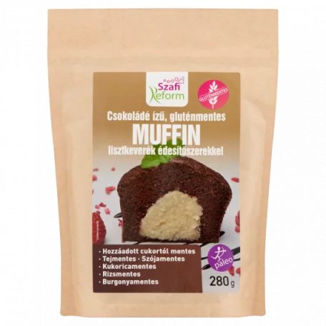 Szafi Reform csokoládé ízű muffin lisztkeverék édesítőszerrel 280 g