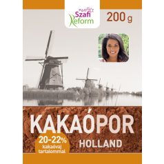  Szafi Reform holland kakaópor (20-22% kakaóvaj tartalom) 200g